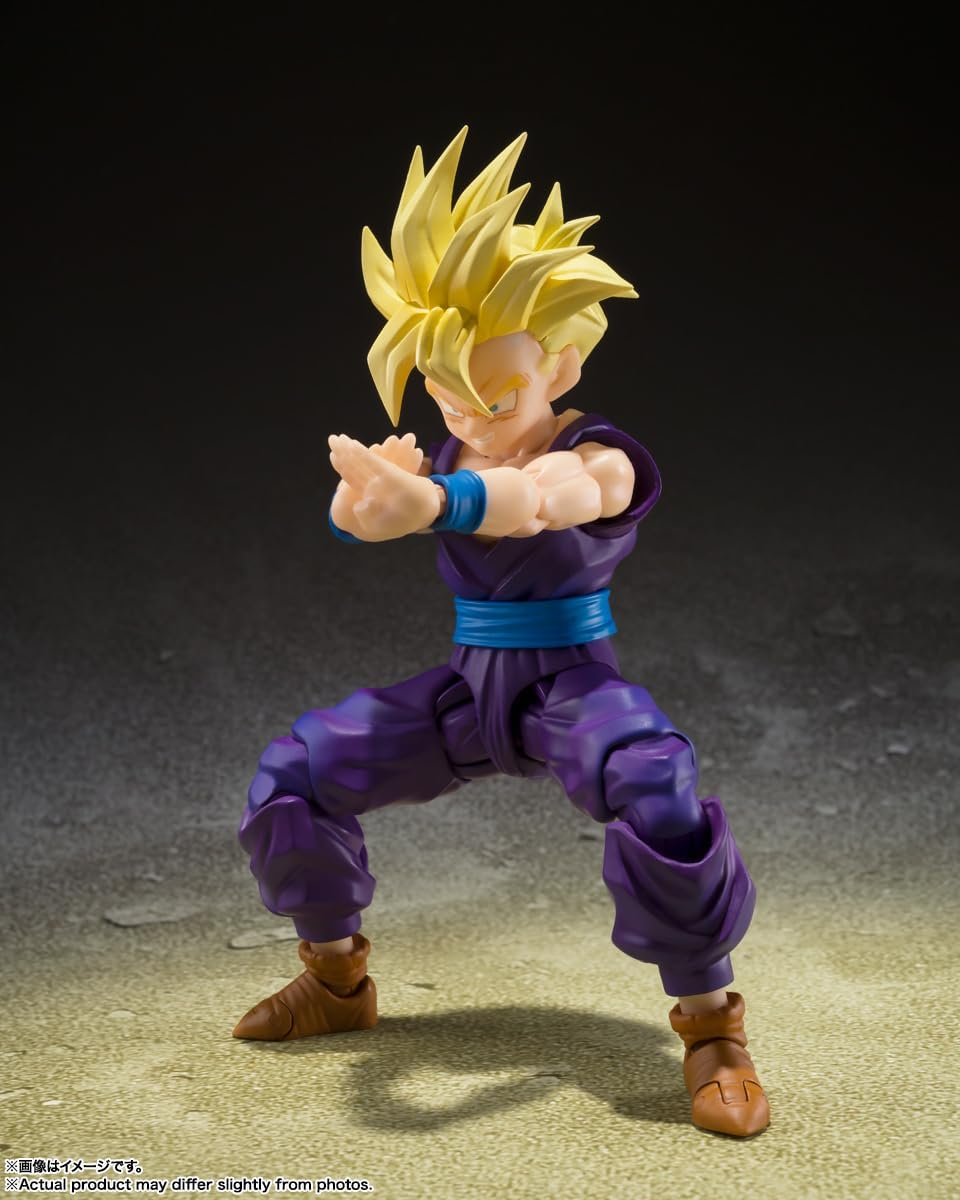 TAMASHII NATIONS - Dragon Ball Z - Super Saiyan Son Gohan - The Warrior who Surpassed Goku -, Bandai Spirits S.H.Figuarts Action Figure-5