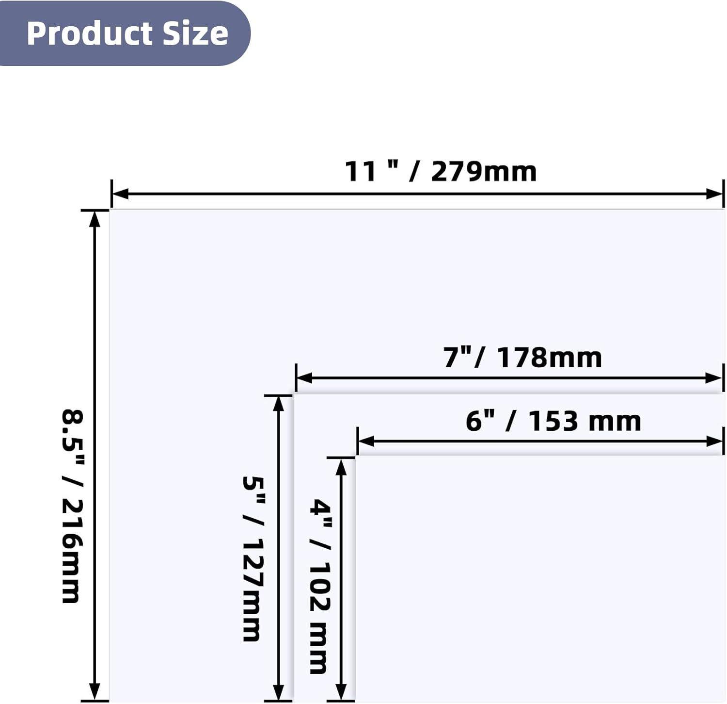 ZBEIVAN Photo Paper 4x6, 5x7, 8.5x11 inch, Glossy Photo Paper 150 Sheets, Inkjet Printer Photo Paper for Dye Ink, 200 GSM (50 Sheets 4x6, 50 Sheets 5x7, 50 Sheets 8.5x11)-1