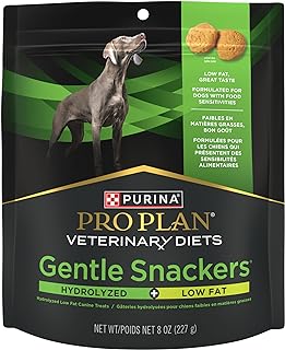 Purina Pro Plan Veterinary Diets Gentle Snackers Hydrolyzed Plus Low Fat Dog Treats - 8 oz. Pouch