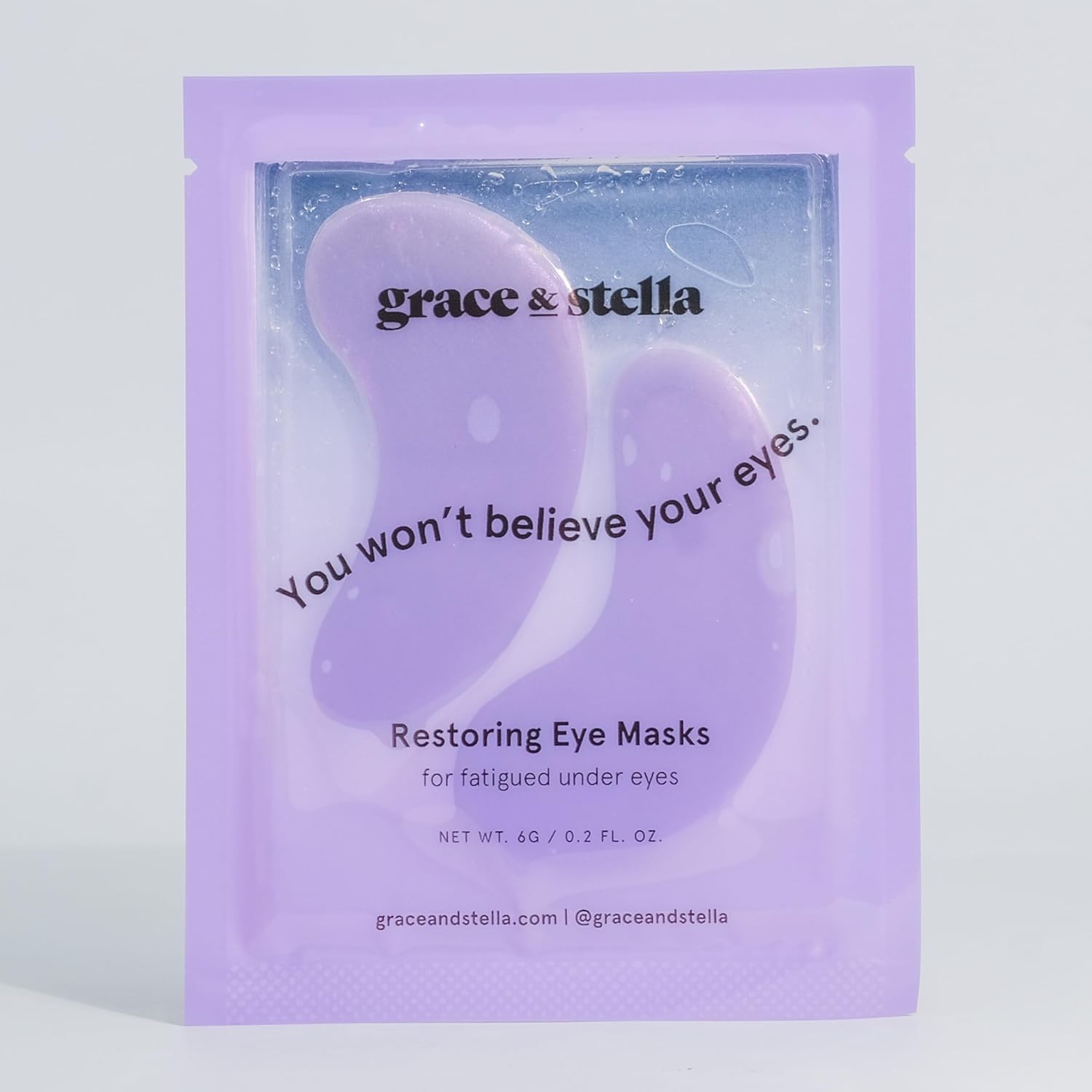 grace & stella Under Eye Masks for Dark Circles (Purple, 24 Pairs) - Gel Eye Mask with Retinol - Restoring Under Eye Patches for Puffy Eyes and Dark Circles - Vegan Cruelty-Free Eye Mask Skincare-5