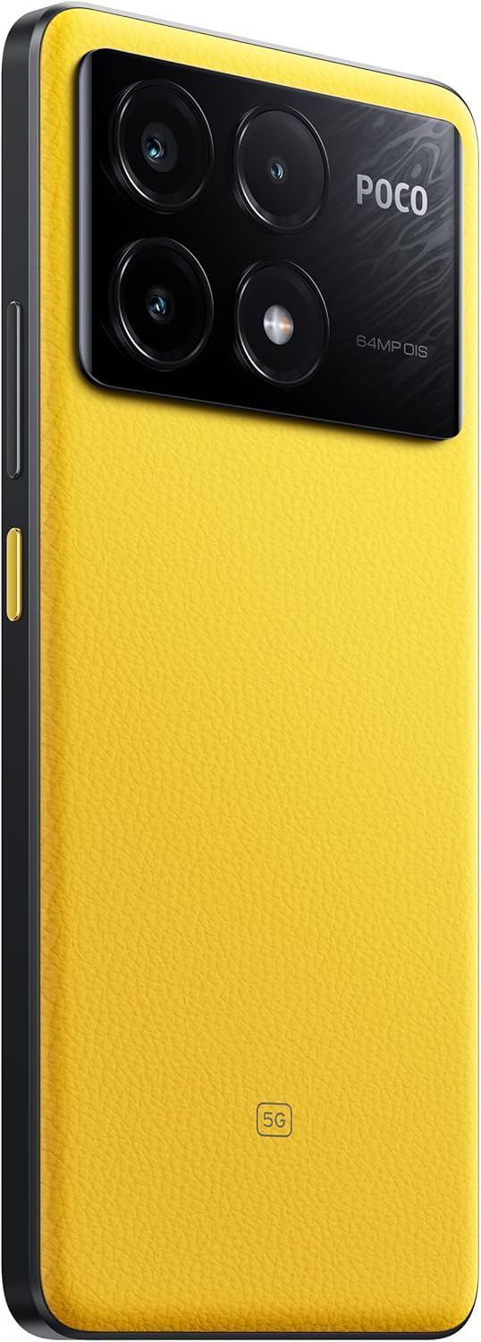 Xiaomi Poco X6 PRO 5G + 4G LTE Global Unlocked (512GB + 12GB) GSM 6.67" 64MP Triple Camera (Tmobile Mint Tello Global) + (Car Fast Car Dual Charger Bundle) (Yellow)-2