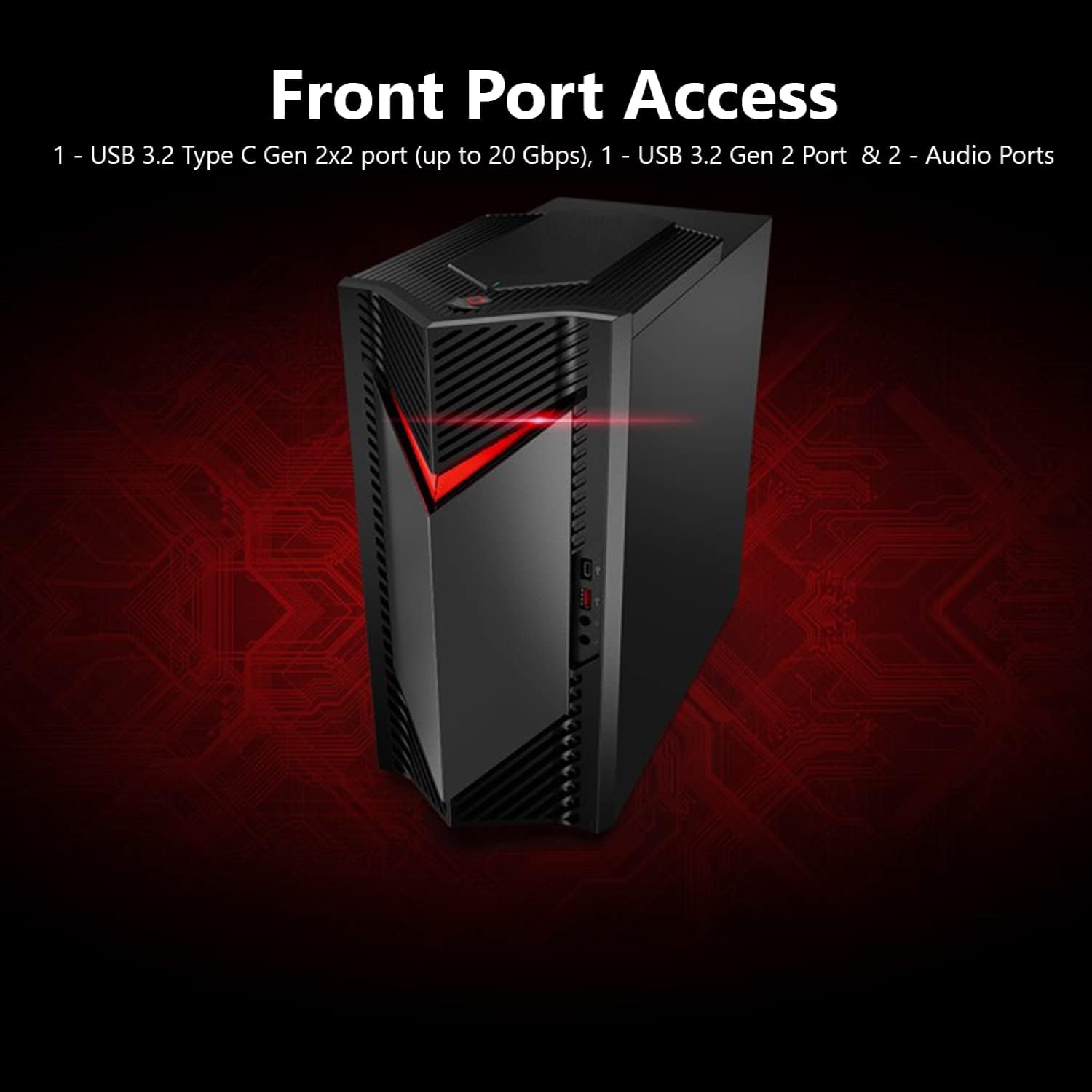 Acer Nitro 50 N50-656-UR12 Gaming Desktop | Intel Core i5-14400F 10-Core Processor | NVIDIA GeForce RTX 3050 | 16GB DDR5 5600MHz | 1TB PCIe Gen 4 SSD | Intel Wi-Fi 6E AX211 | Windows 11 Home-5