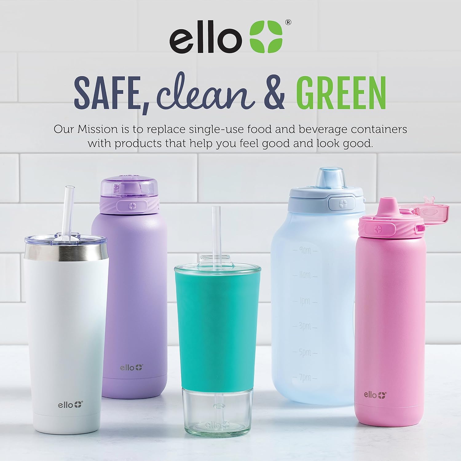 Ello Pop & Fill Stainless Steel Water Bottle with Quick Fill Technology, Double Walled Vacuum Insulated Metal, Leak Proof Locking Lid, Sip and Chug, BPA Free, Holiday Gift for Him Her, 22oz, 32oz-10