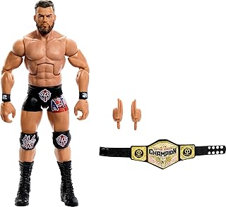 Mattel WWE Elite Action Figure & Accessories, Series #110 Austin Theory 6-inch Collectible with 25 Articulation Points & Swappable Hands