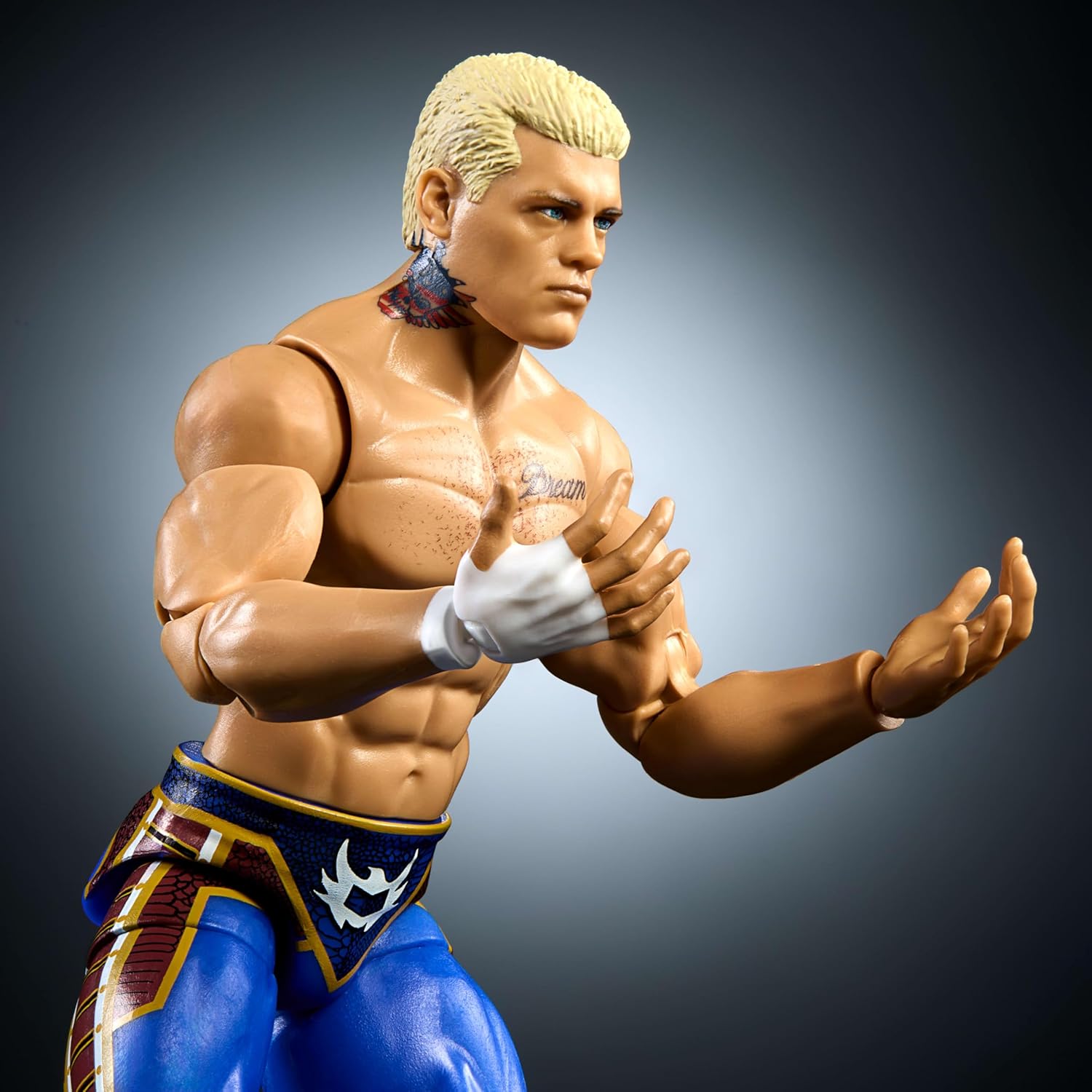 Mattel WWE Top Picks Elite Action Figure & Accessories Set, “The American Nightmare” Cody Rhodes 6-inch Collectible with Swappable Hands, Ring Gear & 25 Articulation Points-2