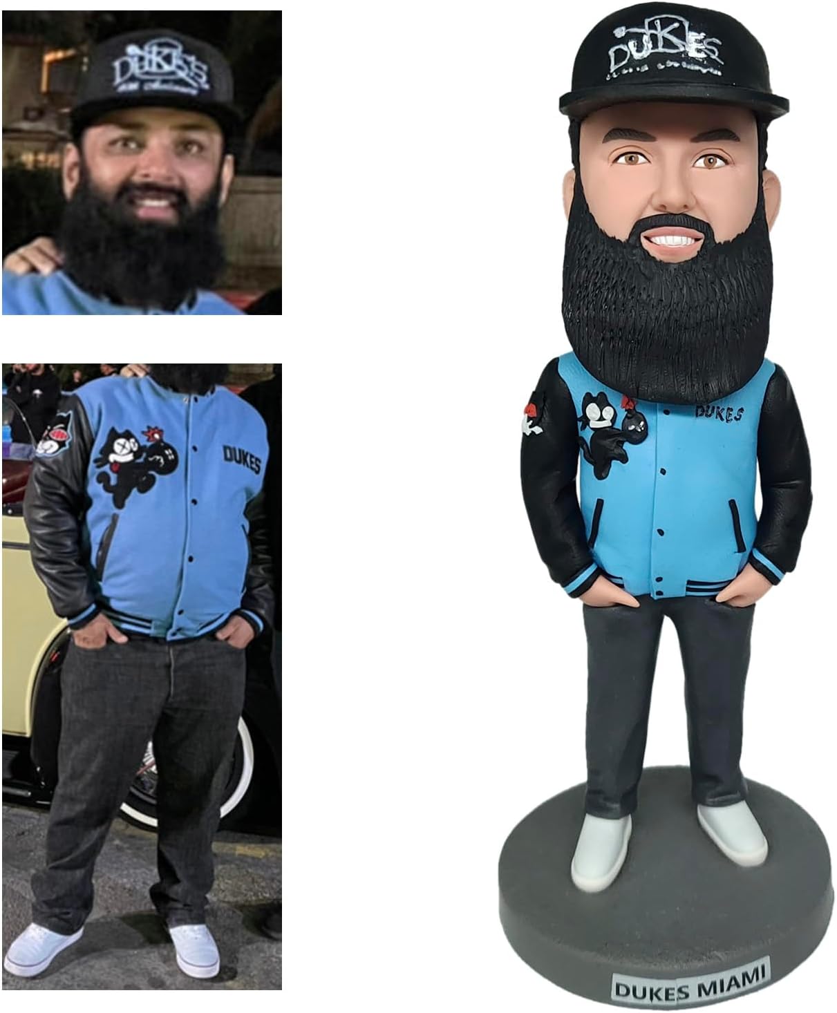 Stylishbobblehead Custom Bobblehead,Personalized Custom Full,Custom Personalized Unique Handmade Bobbleheads Figurine,Action Figure Based on Your Photo-2