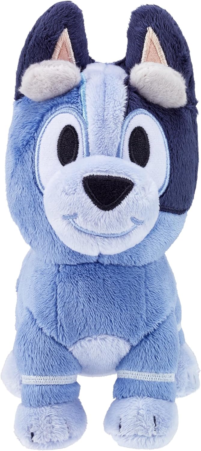 Bluey's Cousins Muffin & Socks Plush Toy Bundle Includes 8" Muffin Plush & 7.5" Socks Plush - Made with Deluxe Fabrics & Featuring Embroidered Details. Collect All of Bluey's Plush Family & Friends!-1