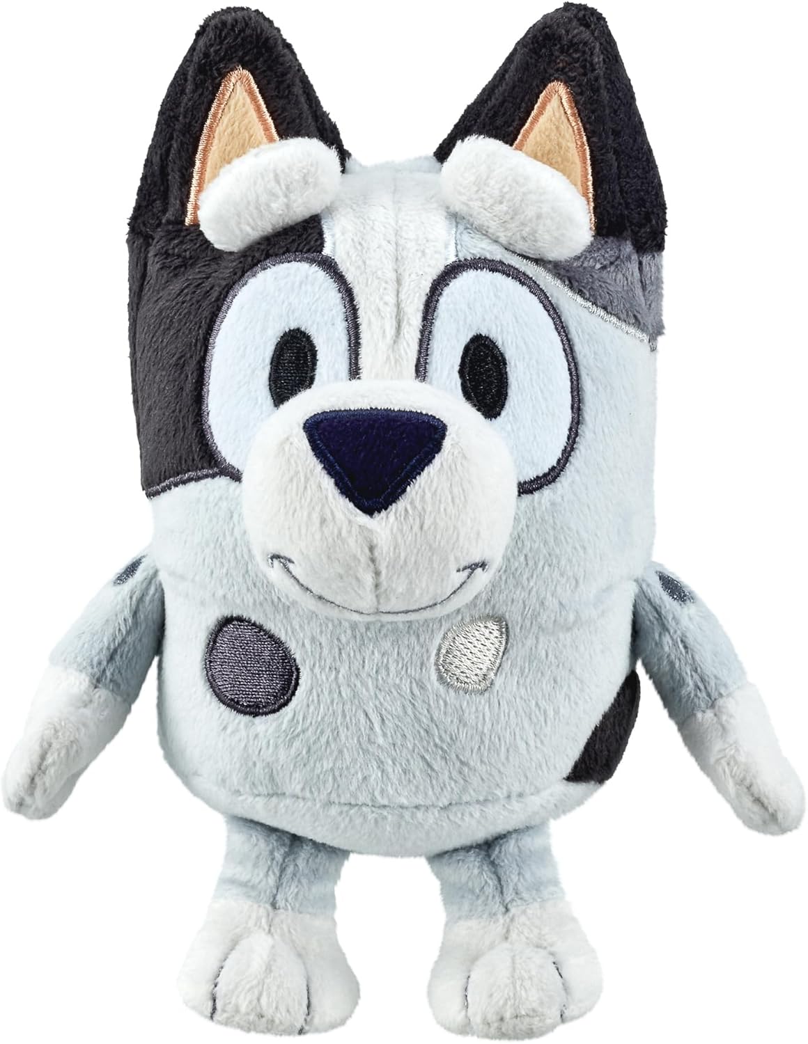 Bluey's Cousins Muffin & Socks Plush Toy Bundle Includes 8" Muffin Plush & 7.5" Socks Plush - Made with Deluxe Fabrics & Featuring Embroidered Details. Collect All of Bluey's Plush Family & Friends!-2