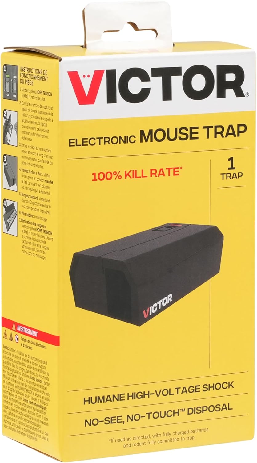 Victor M250B Indoor Electronic Humane Mouse Trap - No Touch, No See Electric Mouse Trap-19