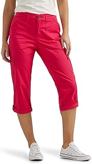 Lee Women's Ultra Lux Comfort with Flex-to-go Cargo Capri Pant