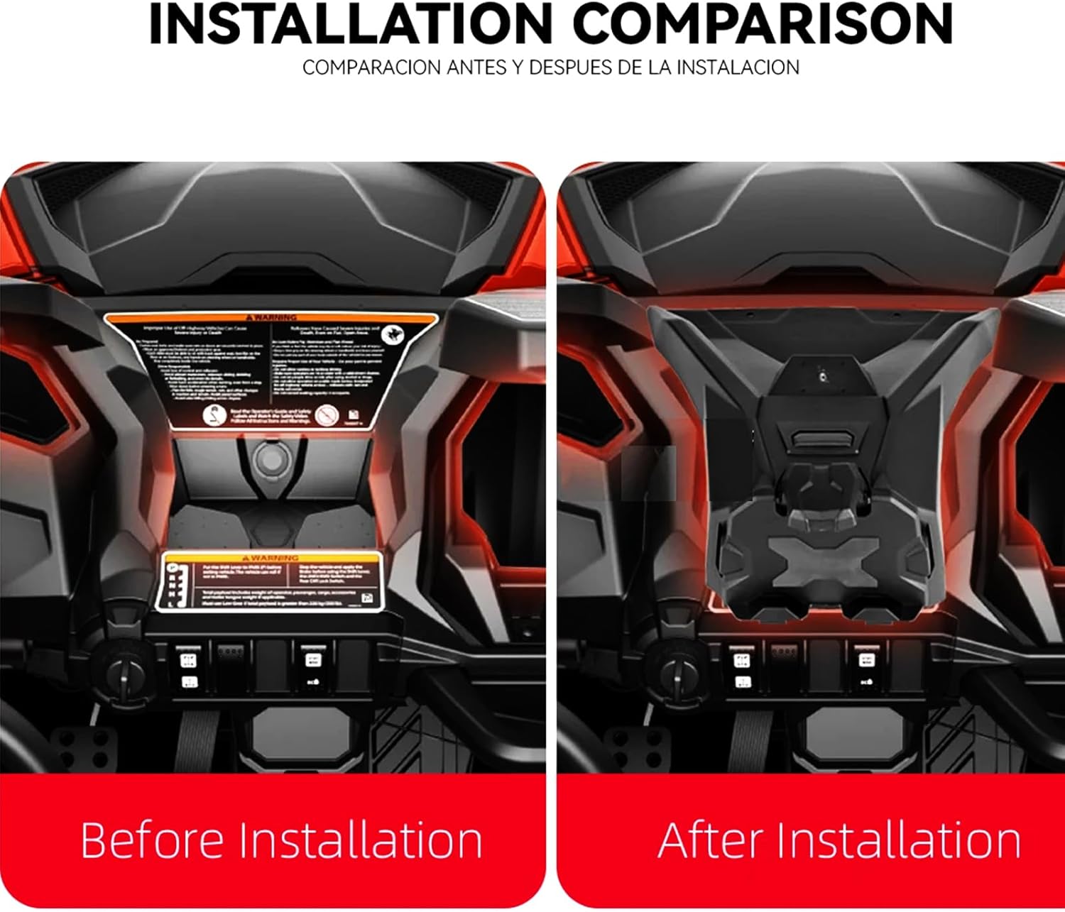 Electronic Device Holder for Can Am Commander, GPS Tablet Phone Ipad Mount with Storage Box for Can Am Maverick Sport/Trail/Sport MAX/Commander Accessories, Replace OEM #715005212-3