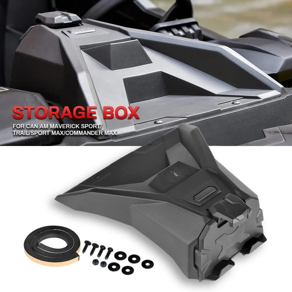 Electronic Device Holder for Can Am Commander, GPS Tablet Phone Ipad Mount with Storage Box for Can Am Maverick Sport/Trail/Sport MAX/Commander Accessories, Replace OEM #715005212-4