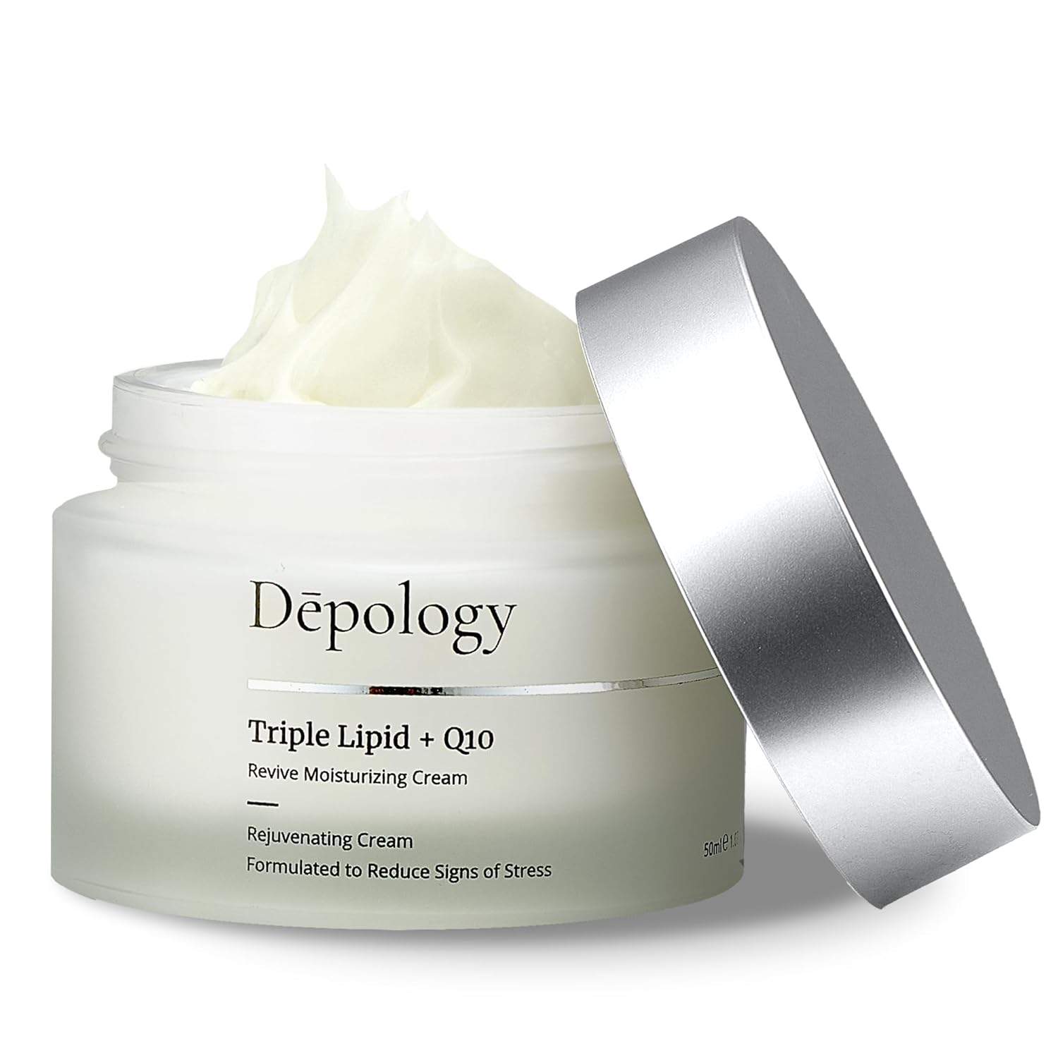 depology Triple Lipid+Q10 Facial Moisturizer | Daily Face Cream with Ceramides and Niacinamide for All Skin Types | Hydrating Face Moisturizer Targets Signs of Skin Stress | 1.69 fl oz-6