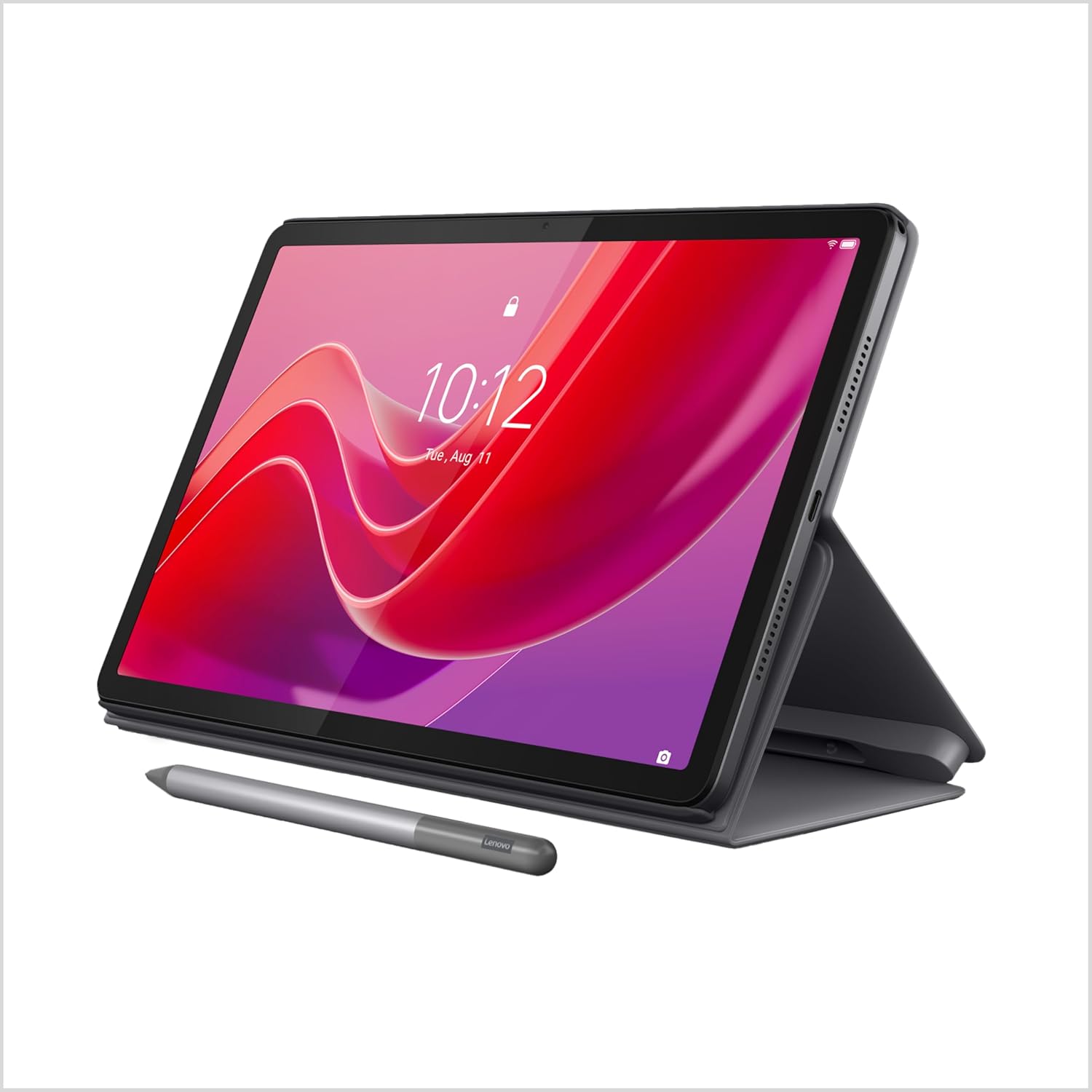 Lenovo Tab M11, 11” Display, MediaTek Helio G88 Octa-Core, 4GB RAM, 128GB SSD, 1920x1200 px, Ambient Light-Sensor, 10 Hour Battery, Comes w/Folio Case, Luna Grey-0