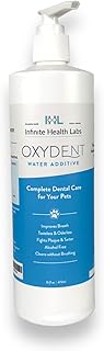 Oxydent Premium Pet Dental Care Solution - Pet Water Additive & Mouthwash for Teeth Cleaning - Eliminate Bad Dog & Cat Bad Breath - Dog Dental Rinse - Fights Tartar & Plaque