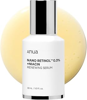 Anua Retinol Serum for Anti-Aging, Textured skin | 0.11% Retinol, 5% Niacinamide, 20+Soothing Ingredients Gentle for Beginner (30ml /1.01 fl.oz.)