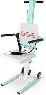 SuperHandy GoRise FC Electric Floor to Chair Lift for Seniors and People with Disabilities - 400 Lbs Capacity, Seating Transfer Assistance, Magnetic Remote [Patent Pending]