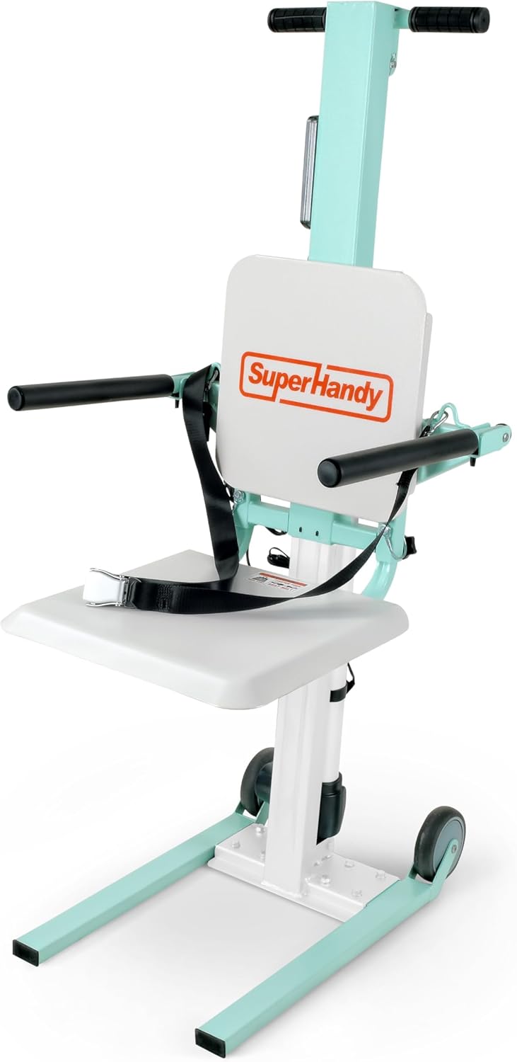 SuperHandy GoRise FC Electric Floor to Chair Lift for Seniors and People with Disabilities - 400 Lbs Capacity, Seating Transfer Assistance, Magnetic Remote [Patent Pending]-0