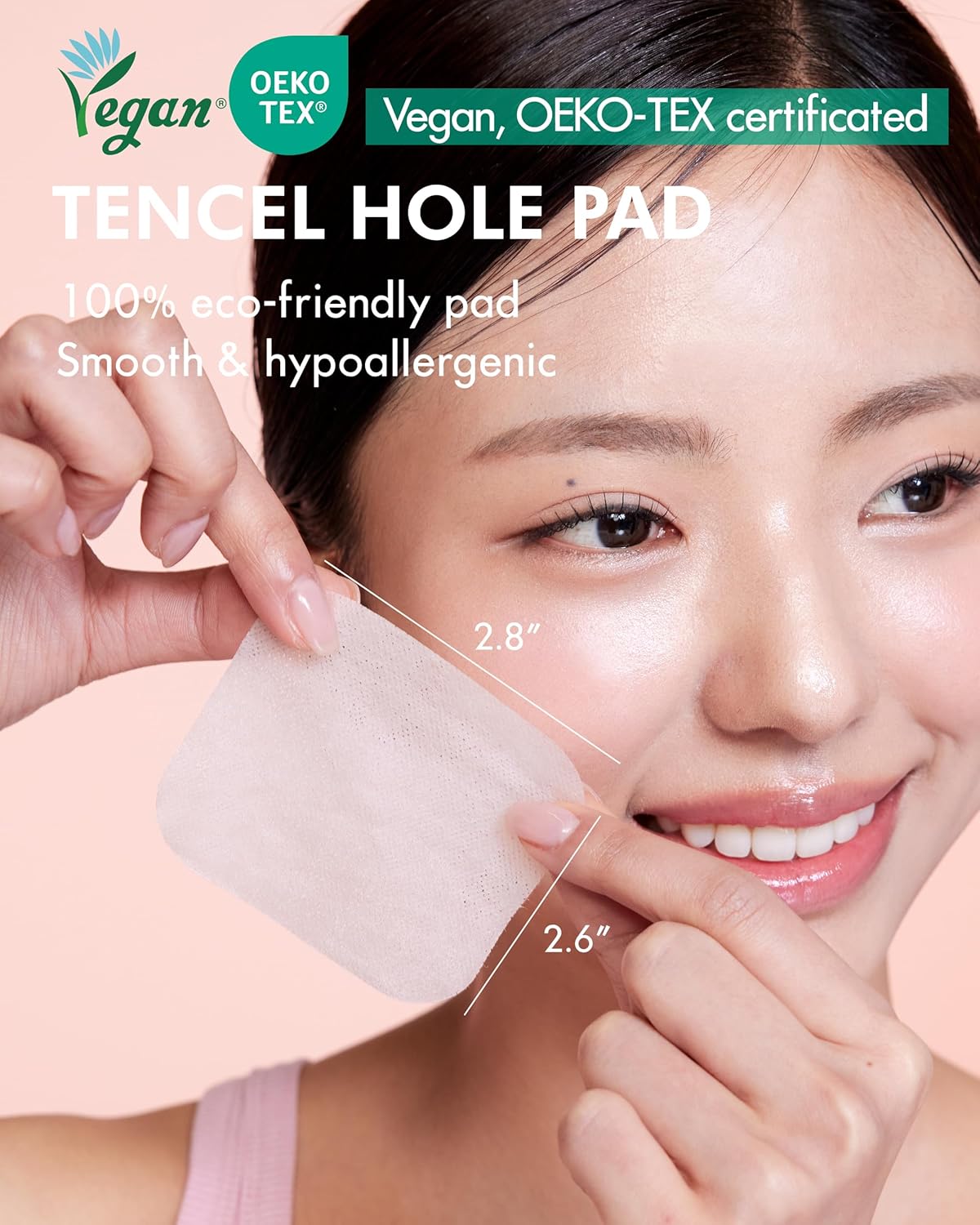 DERMAL Collagen Moistfull Pad - Korean Toner Pad for Elasticity & Wrinkle Improvement with Peptides - Vegan Tencel Square Pads - High Capacity, 120 Sheets-4