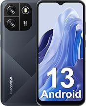 Blackview Wave 6C Unlocked Android Phones, Android 13 Smartphones, 6.52" HD+, 5100mAh 10W Fast, Octa-Core 4GB+32GB/SD 1TB Smart Phone, 8MP+5MP, 3 Card Slots, Face ID Unlock Phone, 4G Dual SIM Phone