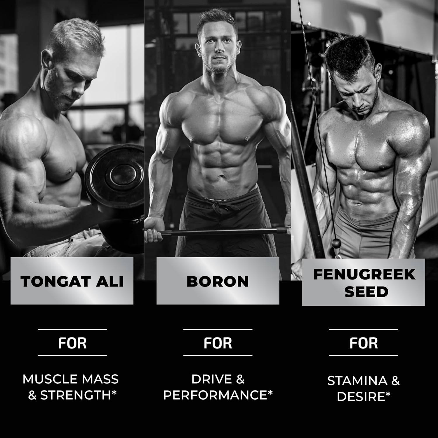 Testosterone Supplement for Men for Muscle Growth, Stamina & Performance | Testosterone Booster Muscle Builder for Men | Test Boost Max for Men Gummy | Test Booster Mens Health & Male Enhancement 60ct-3