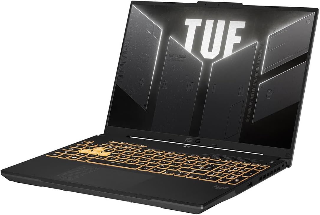 ASUS TUF Gaming F16 (2024) Gaming Laptop, 16” FHD+ 165Hz 16:10 Display, Intel® Core™ i7-13650HX, NVIDIA® GeForce RTX™ 4060, 16GB DDR5, 512GB PCIe Gen4 SSD, Wi-Fi 6, Windows 11, FX607JV-ES73-5