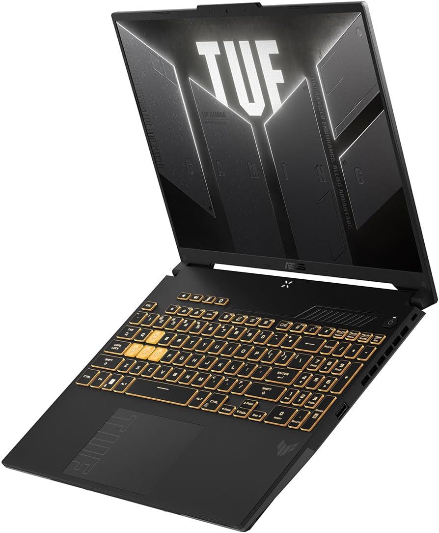 ASUS TUF Gaming F16 (2024) Gaming Laptop, 16” FHD+ 165Hz 16:10 Display, Intel® Core™ i7-13650HX, NVIDIA® GeForce RTX™ 4060, 16GB DDR5, 512GB PCIe Gen4 SSD, Wi-Fi 6, Windows 11, FX607JV-ES73-6