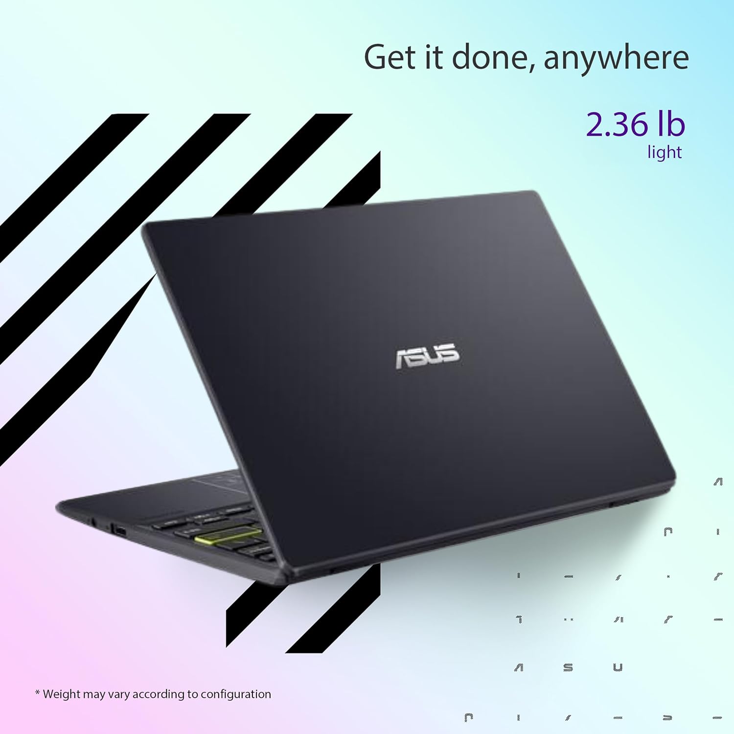 ASUS 2024 Vivobook Go 11.6” HD Laptop, Intel Celeron N4500, Intel Graphics, 4GB, 128GB, Windows 11 Home in S Mode, Star Black, L210KA-ES04-2