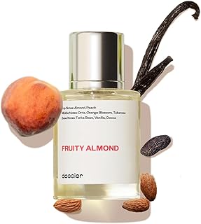 Dossier - Fruity Almond - Eau de Parfum - Inspired by C.Herrera Good Girl - Perfume Luxury - Pure Infused - Paraben Free - Vegan - For Women - Fragrance 1.7 0z (Spray 50ml)