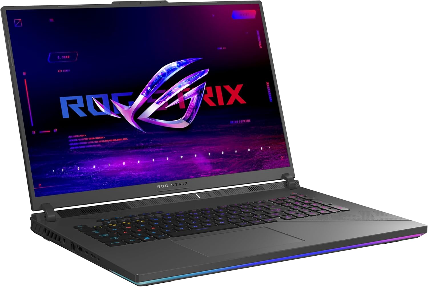 ASUS ROG Strix G18 (2024) Gaming Laptop, 18” Nebula Display 16:10 QHD 240Hz/3ms, GeForce RTX™ 4070, Intel® Core™ i9-14900HX, 32GB DDR5, 1TB PCIe® SSD, Wi-Fi 6E, Windows 11 Pro, G814JIR-XS96-0