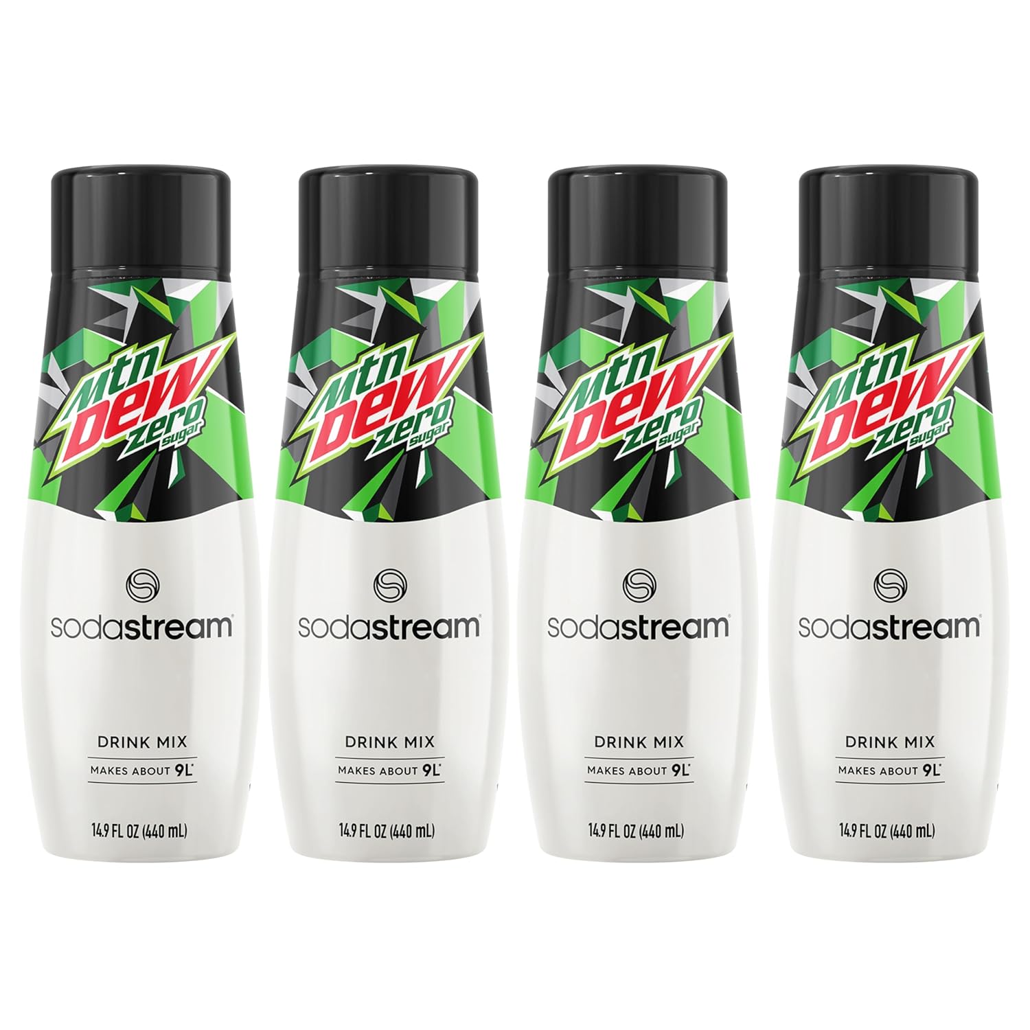 SodaStream® Mountain Dew ® Zero Sugar Soda Drink Mix, 14.9 Fl oz. (4 Pack)-0