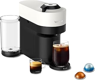 Nespresso Vertuo Pop+ Coffee and Espresso Maker by Breville, Coconut White