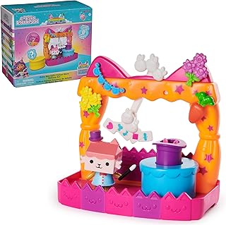 Gabby's Dollhouse Baby Box Talent Show Balcony Playset, 8-Pcs with Toy Figures, Doll House Accessories & Sensory Play, Kids Toys for Girls & Boys 3+