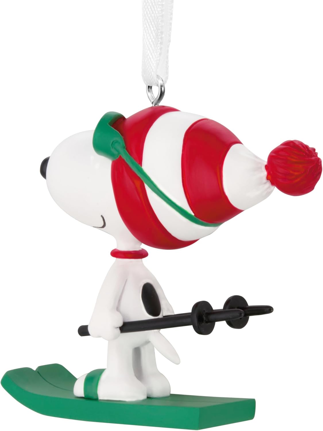 Hallmark Peanuts Snoopy Skiing Christmas Ornament-1