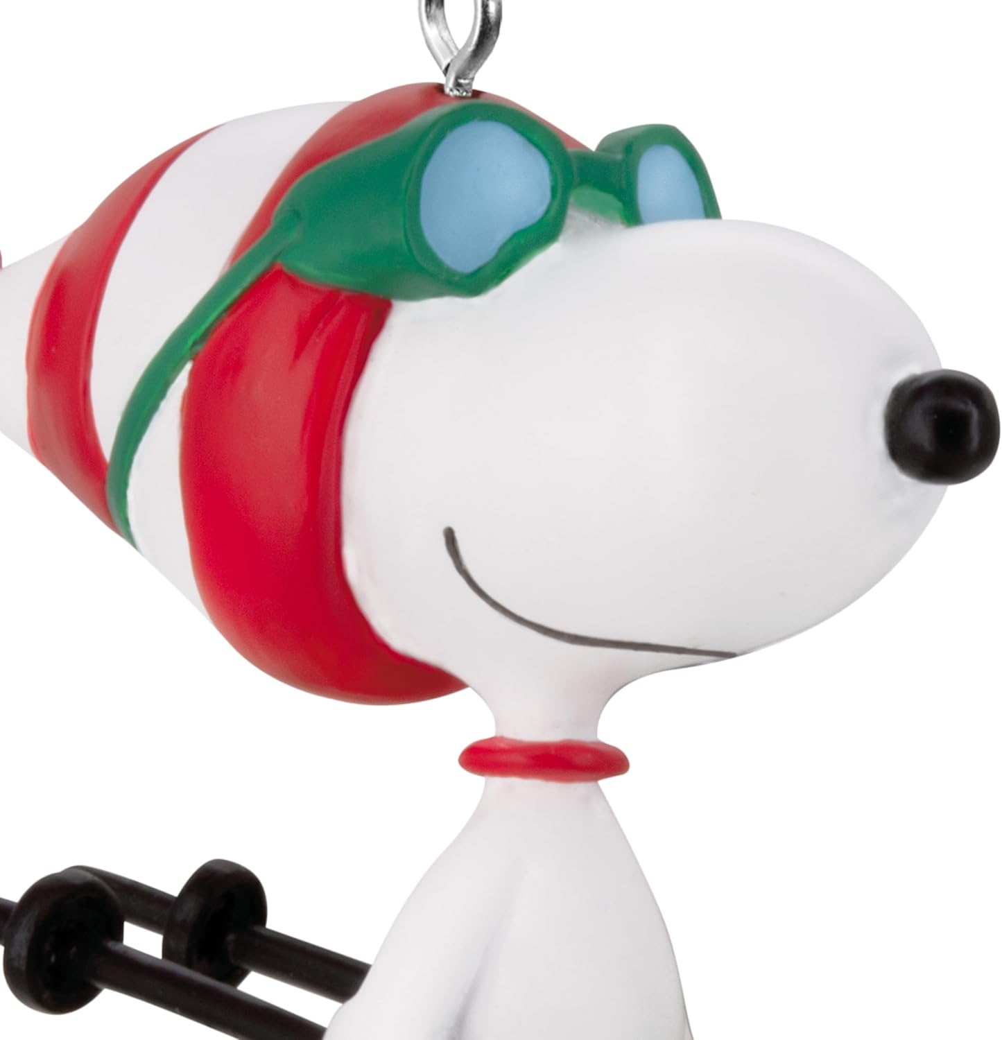 Hallmark Peanuts Snoopy Skiing Christmas Ornament-6