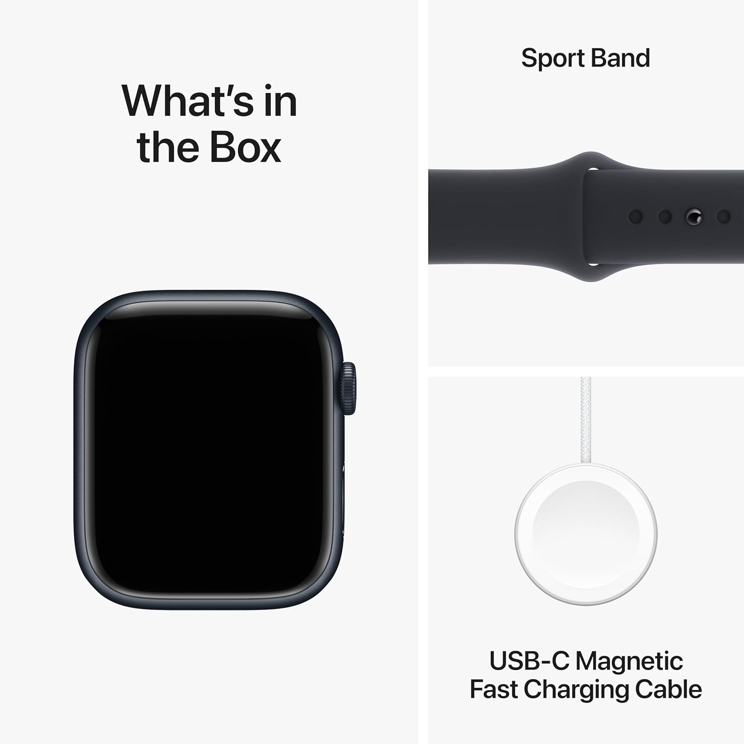 Apple Watch Series 9 [GPS 45mm] Smartwatch with Midnight Aluminum Case with Midnight Sport Band M/L. Fitness Tracker, ECG Apps, Always-On Retina Display, Water Resistant-5