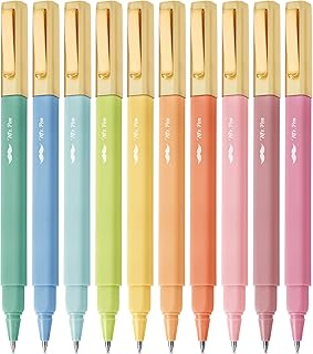 Mr. Pen- Aesthetic Pens, 10 Pack, Assorted Colors, Fast Dry, No Smear Bible Pens No Bleed Through, 0.7mm Fine Point Pen, Ballpoint Pens Ballpoint, Fine Tip Pens for Note Taking, Pens Aesthetic