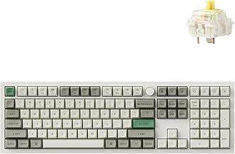 Keychron Q6 Max QMK/VIA Bluetooth Wireless /2.4 GHz/USB-C Wired Custom Mechanical Keyboard, Full Size Programmable Knob RGB Backlit Hot-Swappable Gateron Banana Switch for Mac Windows Linux - White