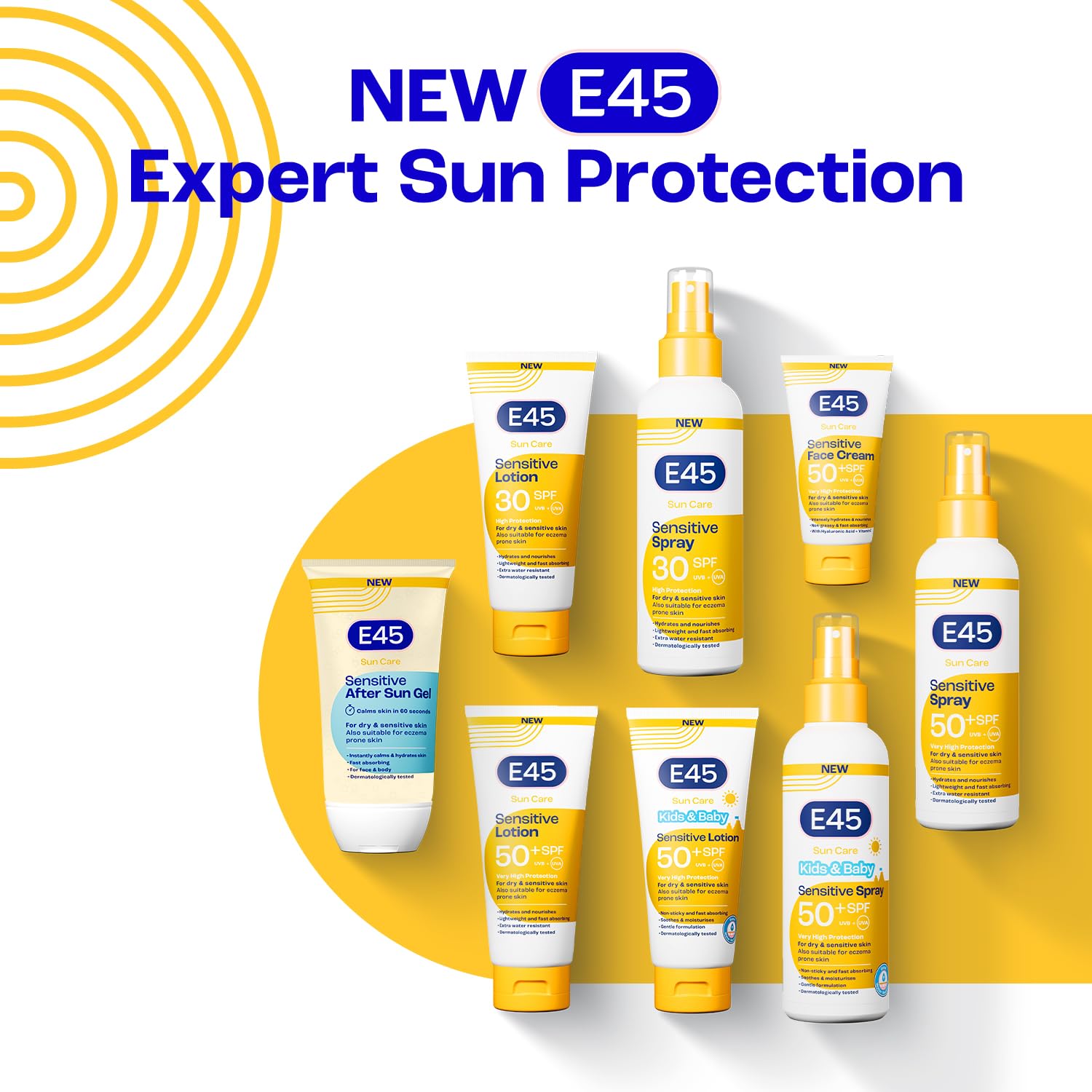 E45 SPF50 Sensative Face Cream, 1.69 Fl Oz (Pack of 1)-5