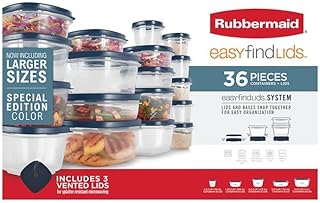 Rubbermaid easyfindLids (36 pieces), Blue