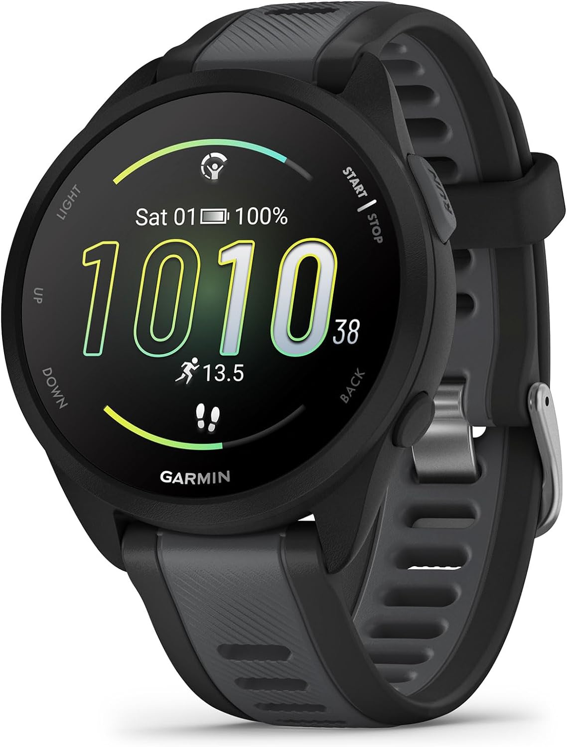 Garmin Forerunner 165, Running Smartwatch, Colorful AMOLED Display, Training Metrics and Recovery Insights, Black-0