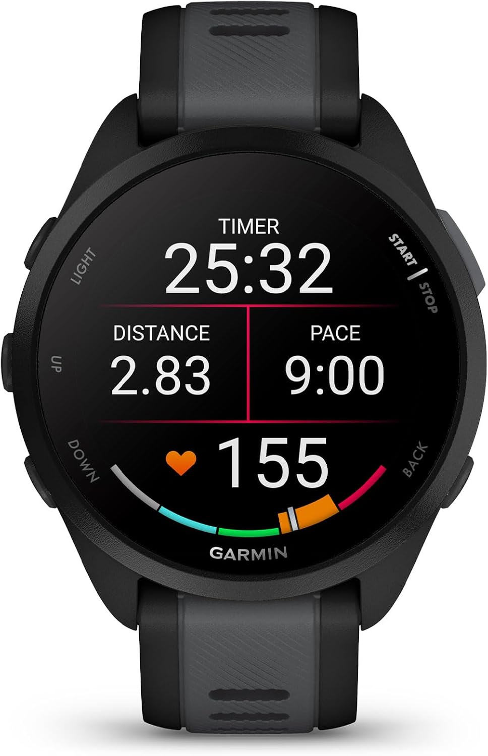 Garmin Forerunner 165, Running Smartwatch, Colorful AMOLED Display, Training Metrics and Recovery Insights, Black-1