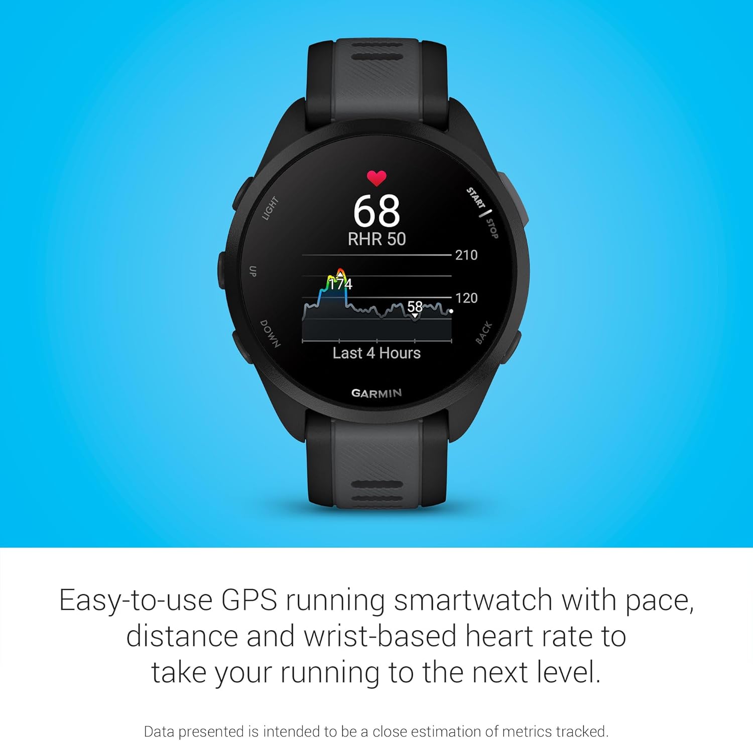 Garmin Forerunner 165, Running Smartwatch, Colorful AMOLED Display, Training Metrics and Recovery Insights, Black-3