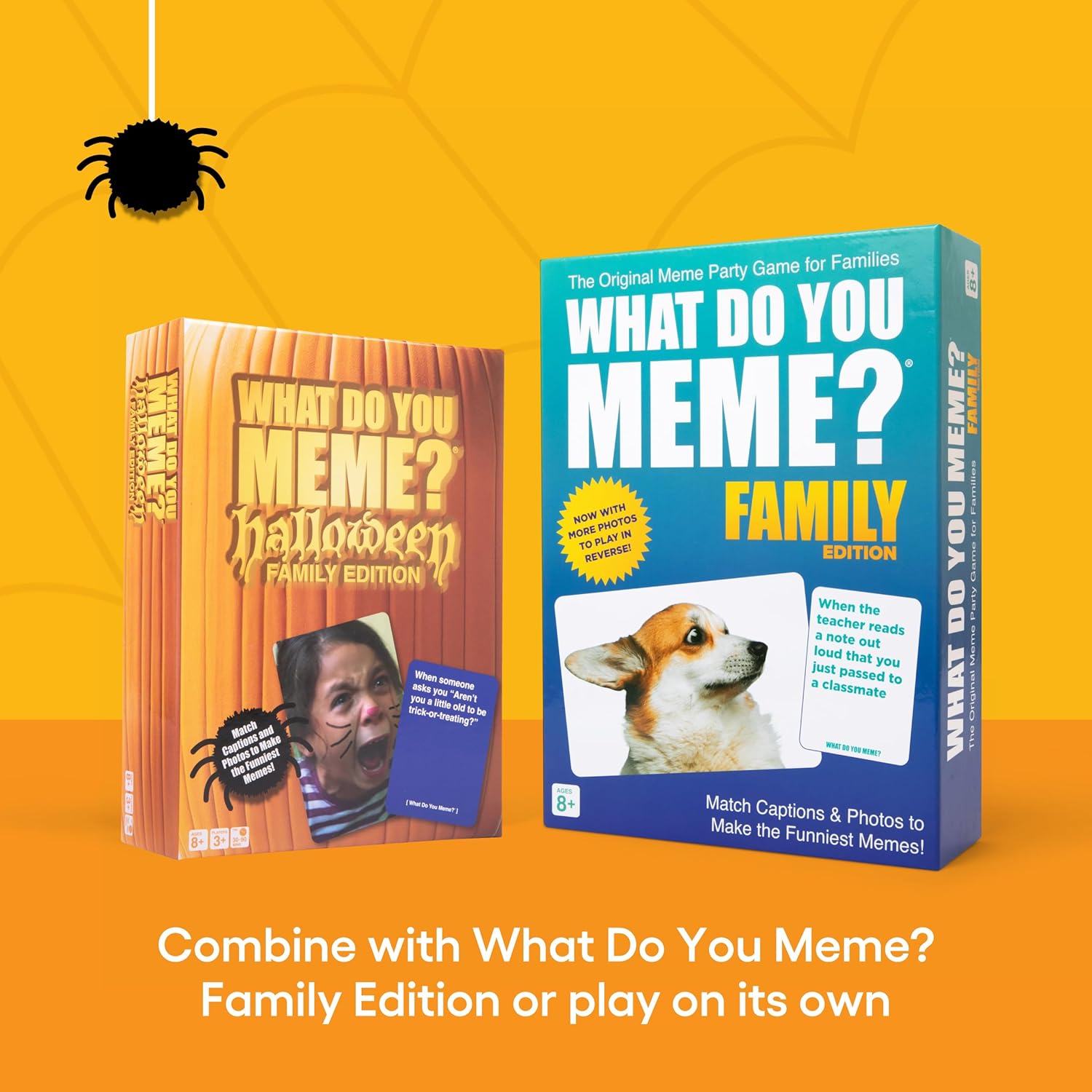 WHAT DO YOU MEME? Halloween Family Edition by Relatable, A Halloween Activity Expansion Pack, Halloween Party Game, Includes 30 Photo Cards and 90 Caption Cards, for Kids 8+-2