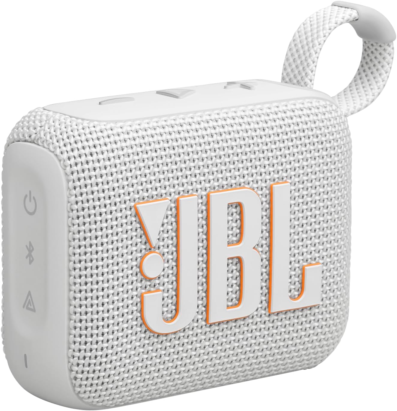 JBL Go 4 - Ultra-Portable, Waterproof and Dustproof Bluetooth Speaker, Big Pro Sound with Punchy bass, 7-Hour Built-in Battery, Made in Part with Recycled Materials (White)-0