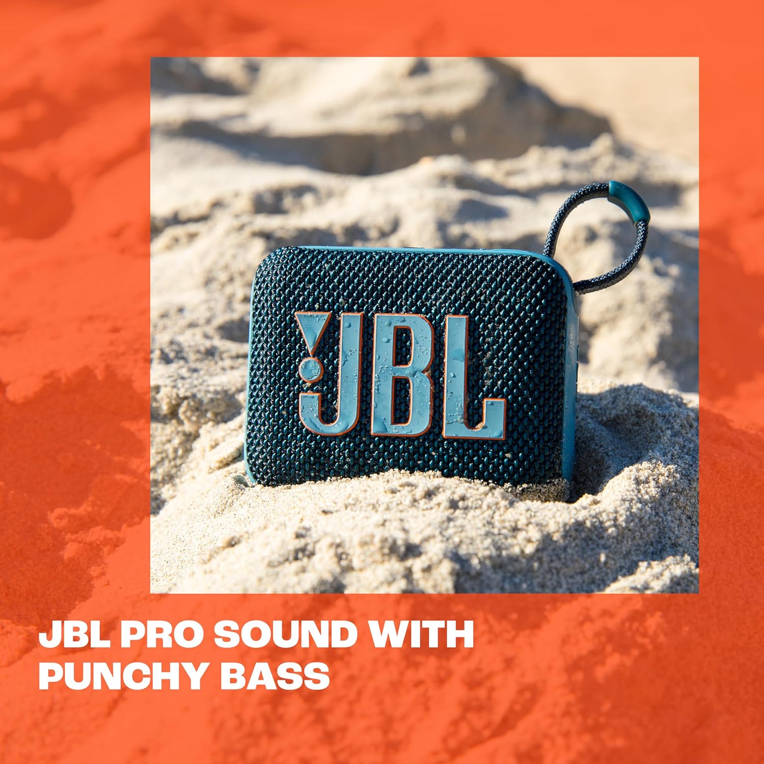 JBL Go 4 - Ultra-Portable, Waterproof and Dustproof Bluetooth Speaker, Big Pro Sound with Punchy bass, 7-Hour Built-in Battery, Made in Part with Recycled Materials (White)-4