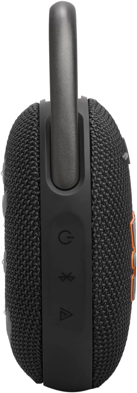 JBL Clip 5 - Ultra-Portable, Waterproof & Dustproof Bluetooth Speaker, Big Pro Sound with Punchy bass, Integrated Carabiner, Up to 12 Hours of Play, Made in Part with Recycled Materials (Black)-1