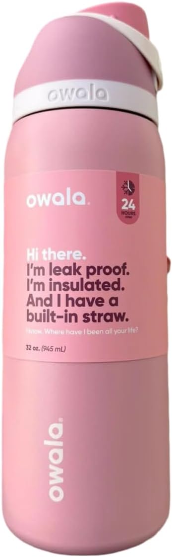 Owala Rosy Dreams Freesip Bottle 32Oz, 1 EA-0