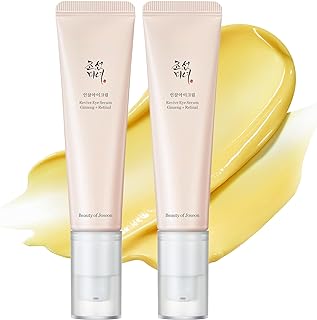 Beauty of Joseon Revive Eye Serum with Retinal Niacinamide Correction for Puffy Eye Bags Fine Lines Dark Circles Wrinkles, Korean Skin Care 30ml, 1 fl.oz, 2 Packs