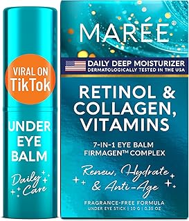 MAREE Multi Balm Stick with Retinol & Ceramide Complex, Facial Moisturizer, 0.35 Oz (Pack of 1)